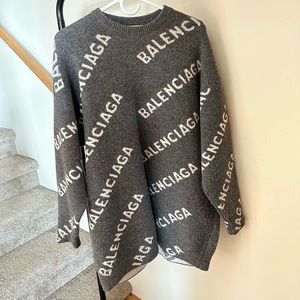 Balenciaga oversized wool sweater